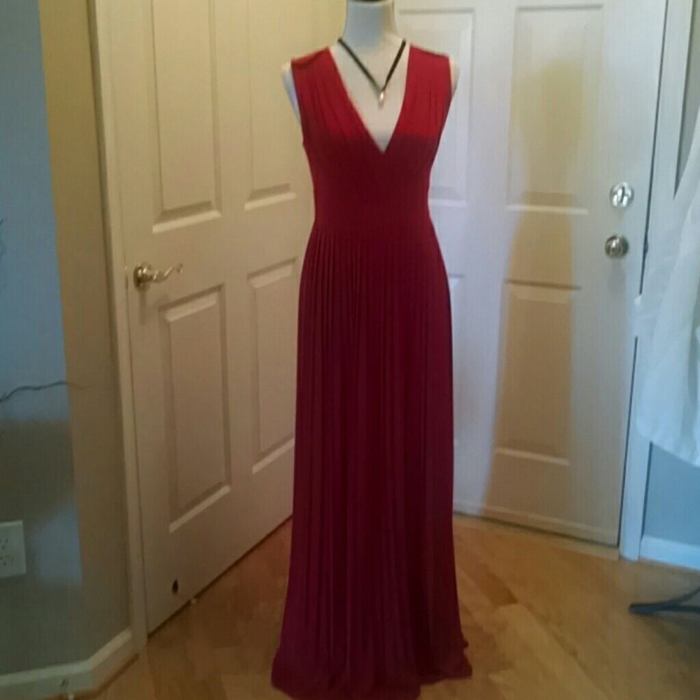 Calvin Klein Red Maxi Dress